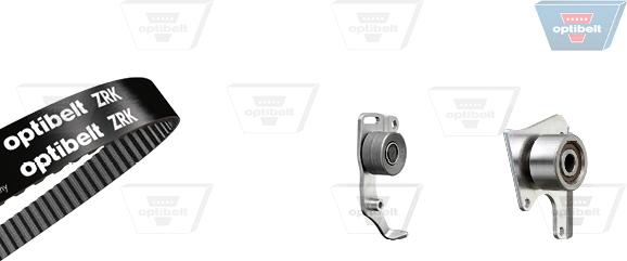 Optibelt KT 1040 - Комплект зубчатого ремня ГРМ autospares.lv