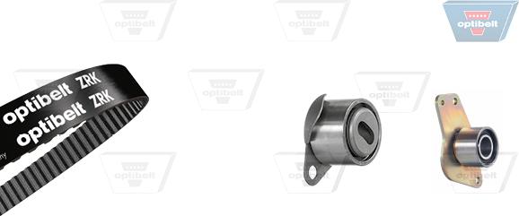 Optibelt KT 1059 - Комплект зубчатого ремня ГРМ autospares.lv