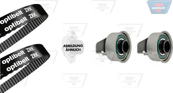 Optibelt KT 1006 W3 - Водяной насос + комплект зубчатого ремня ГРМ autospares.lv