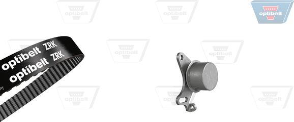 Optibelt KT 1007 - Комплект зубчатого ремня ГРМ autospares.lv