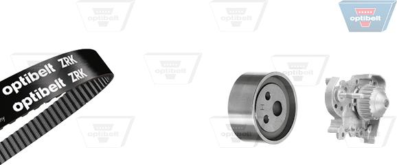 Optibelt KT 1018 W1 - Водяной насос + комплект зубчатого ремня ГРМ autospares.lv