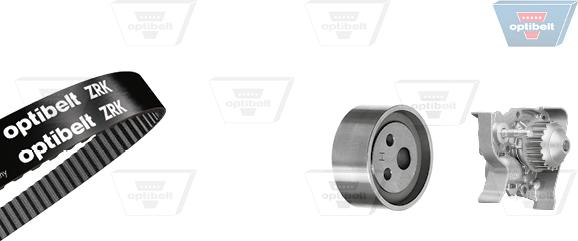 Optibelt KT 1018 W3 - Водяной насос + комплект зубчатого ремня ГРМ autospares.lv