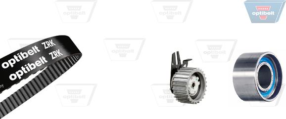 Optibelt KT 1085 - Комплект зубчатого ремня ГРМ autospares.lv