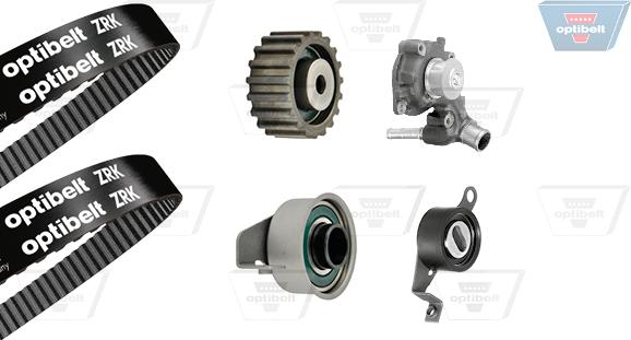 Optibelt KT 1036 W1 - Водяной насос + комплект зубчатого ремня ГРМ autospares.lv