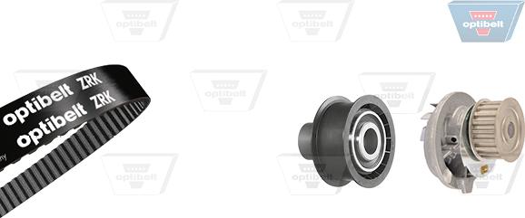 Optibelt KT 1023 W1 - Водяной насос + комплект зубчатого ремня ГРМ autospares.lv