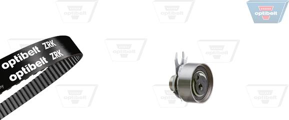 Optibelt KT 1075 - Комплект зубчатого ремня ГРМ autospares.lv