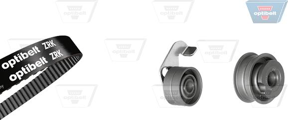 Optibelt KT 1199 - Комплект зубчатого ремня ГРМ autospares.lv