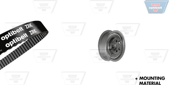 Optibelt KT 1135 - Комплект зубчатого ремня ГРМ autospares.lv