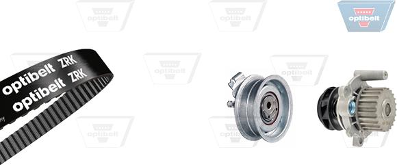 Optibelt KT 1133 W1 - Водяной насос + комплект зубчатого ремня ГРМ autospares.lv