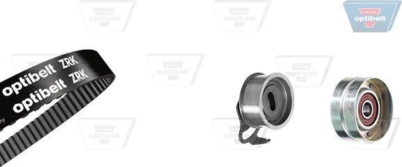 Optibelt KT 1344 - Комплект зубчатого ремня ГРМ autospares.lv