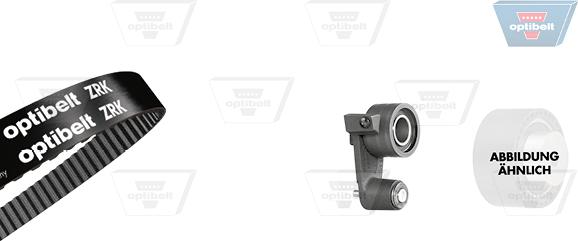 Optibelt KT 1300 - Комплект зубчатого ремня ГРМ autospares.lv