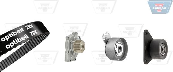 Optibelt KT 1317 W1 - Водяной насос + комплект зубчатого ремня ГРМ autospares.lv