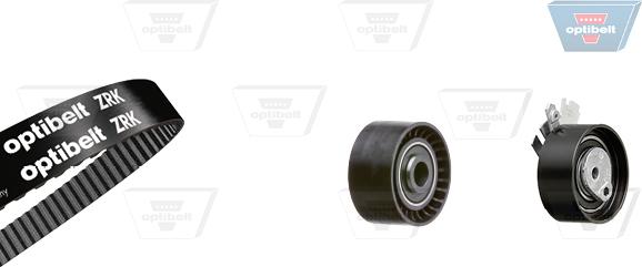 Optibelt KT 1332 - Комплект зубчатого ремня ГРМ autospares.lv