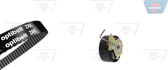 Optibelt KT 1398 - Комплект зубчатого ремня ГРМ autospares.lv