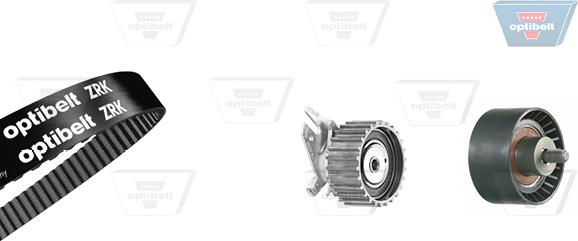 Optibelt KT 1294 - Комплект зубчатого ремня ГРМ autospares.lv