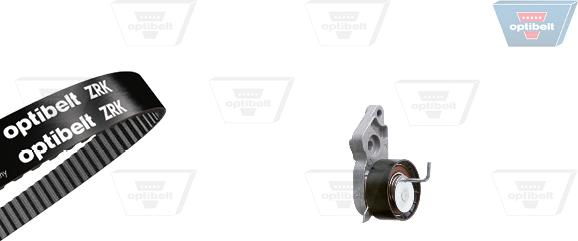 Optibelt KT 1297 - Комплект зубчатого ремня ГРМ autospares.lv