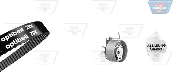 Optibelt KT 1252 W1 - Водяной насос + комплект зубчатого ремня ГРМ autospares.lv