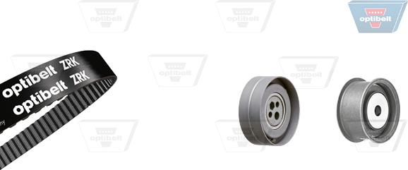 Optibelt KT 1261 - Комплект зубчатого ремня ГРМ autospares.lv