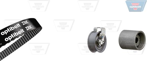 Optibelt KT 1206 - Комплект зубчатого ремня ГРМ autospares.lv