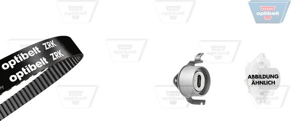 Optibelt KT 1286 W1 - Водяной насос + комплект зубчатого ремня ГРМ autospares.lv