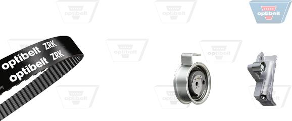 Optibelt KT 1233 - Комплект зубчатого ремня ГРМ autospares.lv