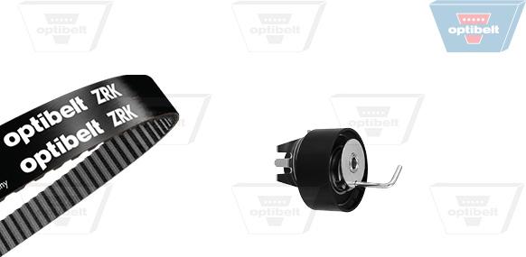 Optibelt KT 1725 - Комплект зубчатого ремня ГРМ autospares.lv