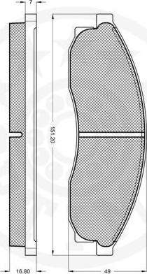 Optimal 9916 - Тормозные колодки, дисковые, комплект autospares.lv