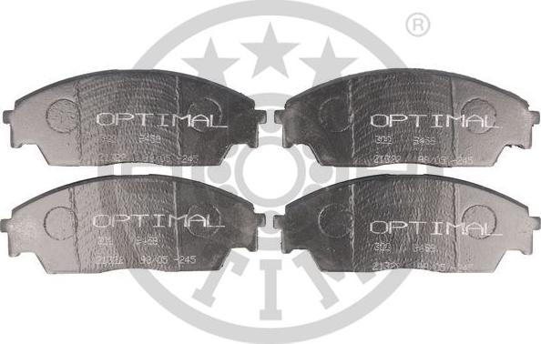 Optimal 9458 - Тормозные колодки, дисковые, комплект autospares.lv