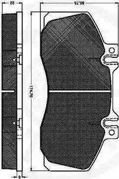 Optimal 9488 - Тормозные колодки, дисковые, комплект autospares.lv