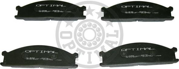 Optimal 9578 - Тормозные колодки, дисковые, комплект autospares.lv