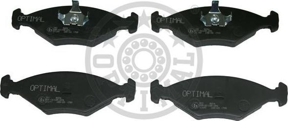 Optimal 9694 - Тормозные колодки, дисковые, комплект autospares.lv