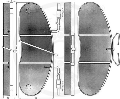 Optimal 9647 - Тормозные колодки, дисковые, комплект autospares.lv