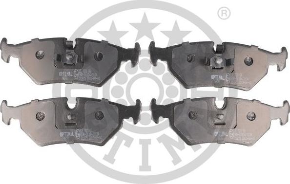 Optimal 9676 - Тормозные колодки, дисковые, комплект autospares.lv