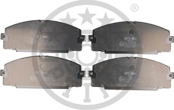 Optimal 9818 - Тормозные колодки, дисковые, комплект autospares.lv