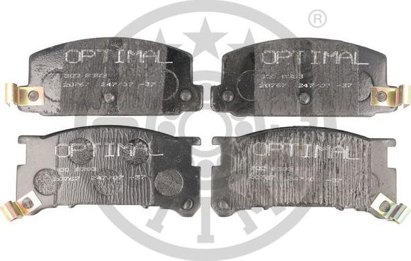 Optimal 9393 - Тормозные колодки, дисковые, комплект autospares.lv