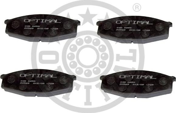 Optimal 9259 - Тормозные колодки, дисковые, комплект autospares.lv