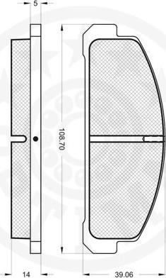 Optimal 9201 - Тормозные колодки, дисковые, комплект autospares.lv