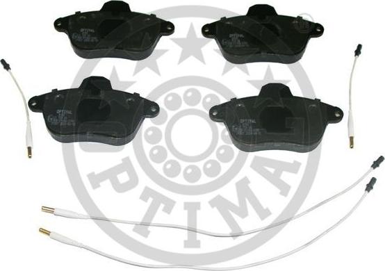 Optimal 9783 - Тормозные колодки, дисковые, комплект autospares.lv