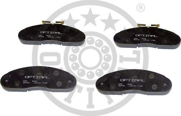 Optimal 5908 - Тормозные колодки, дисковые, комплект autospares.lv