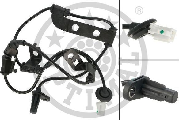 Optimal 06-S506 - Датчик ABS, частота вращения колеса autospares.lv