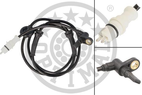 Optimal 06-S867 - Датчик ABS, частота вращения колеса autospares.lv