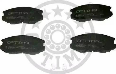 Optimal 10325 - Тормозные колодки, дисковые, комплект autospares.lv