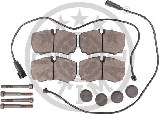 Optimal BP-12418 - Тормозные колодки, дисковые, комплект autospares.lv