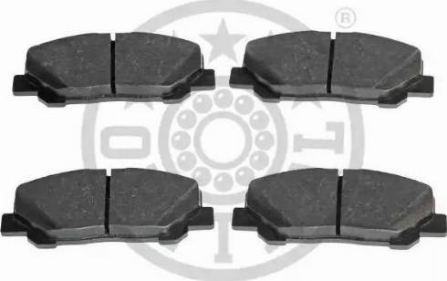 Optimal 12425 - Тормозные колодки, дисковые, комплект autospares.lv