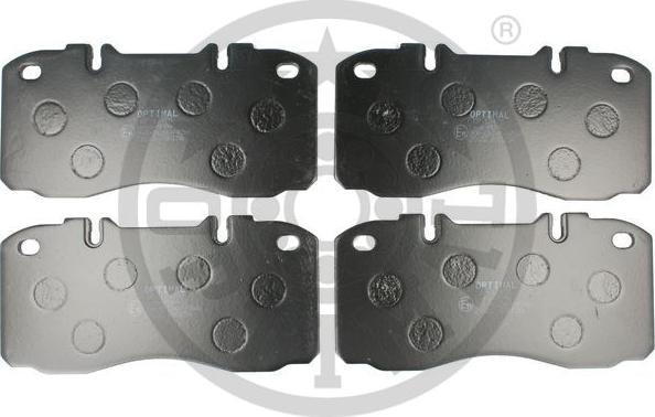 Optimal 12475 - Тормозные колодки, дисковые, комплект autospares.lv