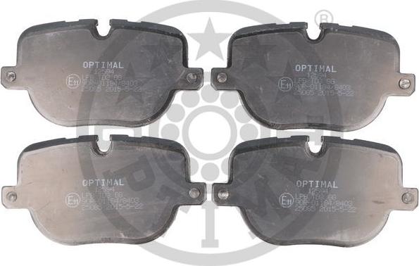 Optimal 12594 - Тормозные колодки, дисковые, комплект autospares.lv