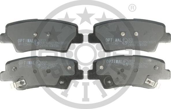 Optimal BP-12560 - Тормозные колодки, дисковые, комплект autospares.lv