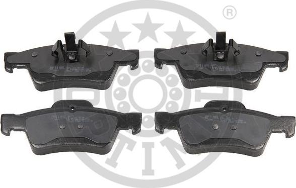 Optimal 12501 - Тормозные колодки, дисковые, комплект autospares.lv