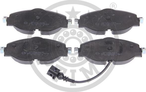 Optimal 12618 - Тормозные колодки, дисковые, комплект autospares.lv