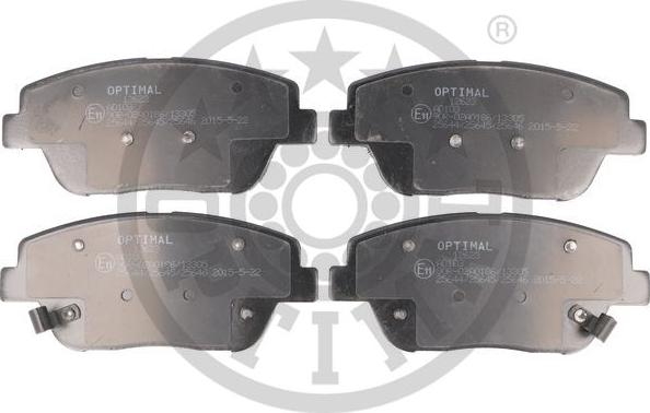 Optimal 12623 - Тормозные колодки, дисковые, комплект autospares.lv